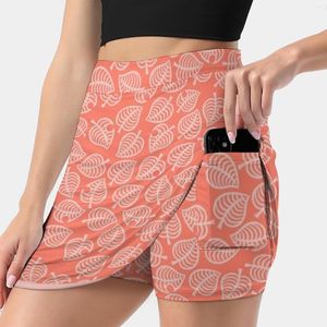 Jupes Isabelle Leaf's Skirt Sport Skort With Pocket Fashion Style coréen 4Xl Acnh Horizons Tom Nook