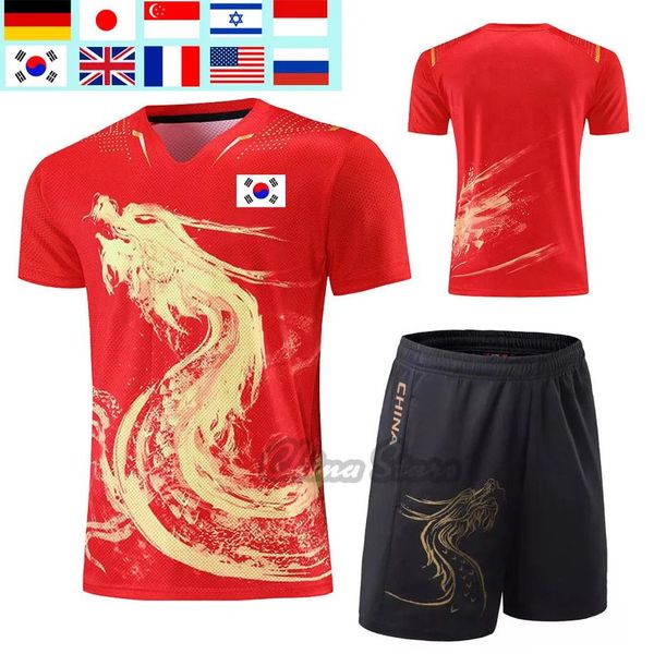 Rokken Korea Japan Duitsland Tafeltennis Set Voor Mannen Vrouwen Dragen Ping Pong Pakken Uniform Kinderen Ping Pong Kleding Tennis top Shorts