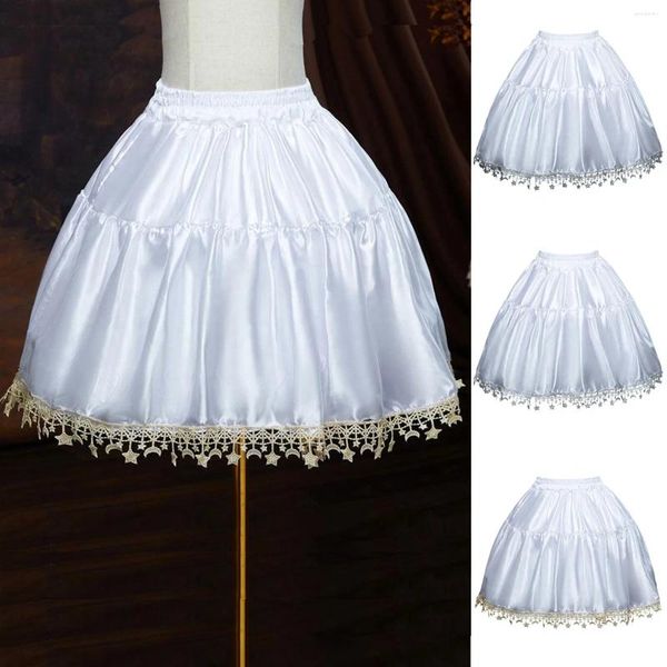 Jupes dames adulte Pate robe avec dentelle jupe de tous les jours gothique Lolita Vintage broderie princesse fête filles mignonnes