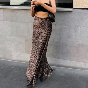 Jupes Leopard Imprimé pour les femmes en queue de poisson d'été tendance