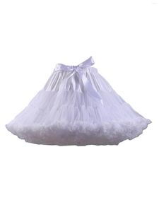 Rokken Lolita Kleurrijke Cake Rok Voor Vrouwen Tule Tutu Gelaagde Feestelijke Party School Show Kleding JK Meisjes (Rood One Size)