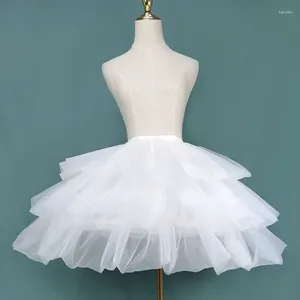 Rokken Lolita Cosplay Petticoats Dames Wit Zacht Garen Dagelijks Verstelbaar Lang Kort Gewelddadig Visgraat Hoepelrok Bruids Tule Onderrok