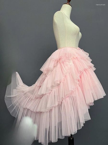 Faldas La pequeña flor de Lolita se casa con un vestido de novia elegante y hermoso Vestido de malla