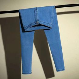 Jupes Loss Momentum Jupe en jean pour femme Ourlet plissé