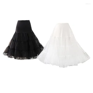 Rokken mesh knie-lengte lolita prinses rok zomer sexy dames petticoat slank zachte tule casual geplooide ballet prom party