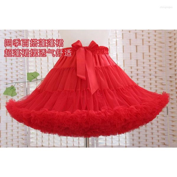 Jupes Multi Couches Femmes Tutu Jupe Courte Taille Haute Maille Doux Tulle Puffy Pettiskirt Robe De Bal Parti Danse Preppy Casual Robe M143