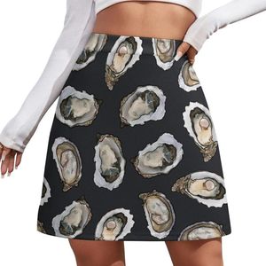 Jupes huîtres et perles dans la mini jupe au charbon de bois des vêtements féminins esthétiques des années 90