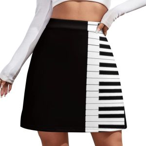 Faldas Teclado de Piano Mini falda falda pantalones ropa mujer verano 2023 estilo coreano Fairy Core