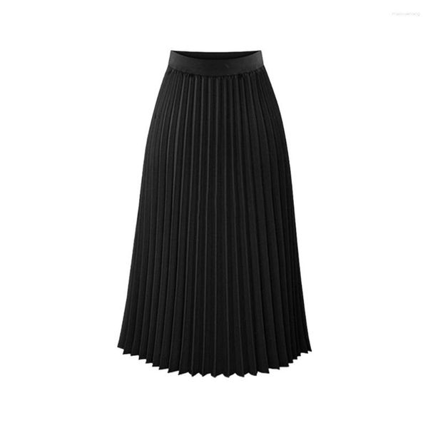 Faldas Falda Plisada Rosa - Imprescindible Para Un Estilo Femenino Y Elegante Largo Maxi Maxi Negro