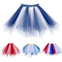 Jupes Plaid pour femmes femmes plissées solides danse jupe courte couleurs Tutu adulte queue natation filles