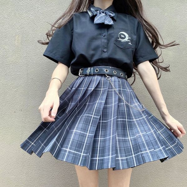 Jupes Plaid Femmes Plissées Mini Femmes Rose Noir Tennis Goth Y2k Style Coréen Faldas School Girl Uniforme 230403