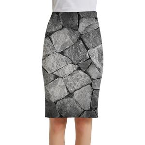 Rokken rock vrouwen driedimensionale print rok solide kleur kantoor harajuku 3d sundresses dames damesskirts