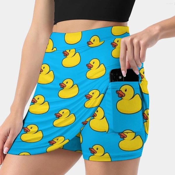 Jupes en caoutchouc canard coréen jupe de mode été pour les femmes pantalon léger mignon rangée jaune bleu bébé jouet de bain