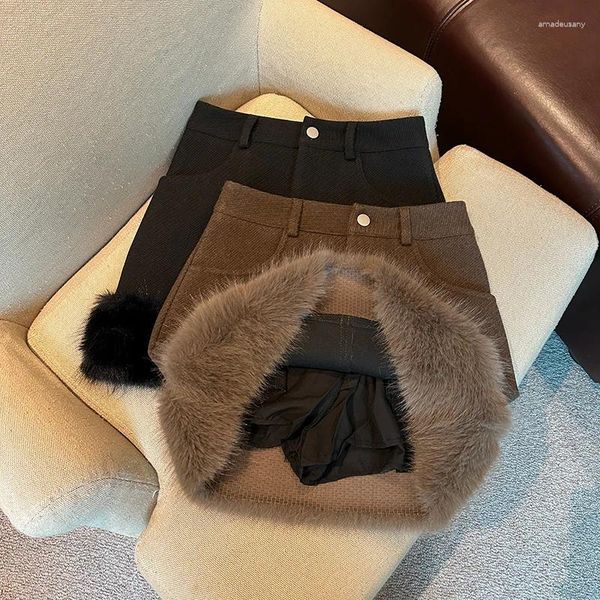 Jupes sexy hautes hautes taies A-Line Patchwork mini-costume gris noir harajuku faldas mujer moda 2024 streetwear femme
