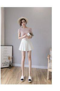 Rokken sexy vrouwen geplooide rok zomer hoge taille chic een lijn dames roze mini Koreaanse ritsje preppy stijl meisjes dansen rokkenkirts