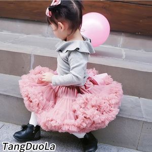 Jupes Courte bébé filles Tutu jupe pour filles petites jupes en Tulle luxuriant gonflé robe de bal fête enfants jupe pour enfants vêtements avec arc 231013