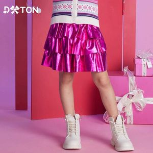 Rokken rokken Dxton Childrens and Girls Tutu Ballet Childrens Shiny Sequins Dance Verjaardagsfeest gelaagde Princess Fold Childrens Summer Clothing WX5.21