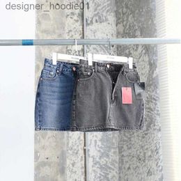 Gonne Gonne Moda Tasca Cargo Gonna di jeans Abbigliamento donna Estate 2023ss Streetwear L230912