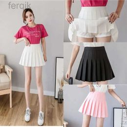 Skirts Skorts Tennis Skirts Women Pleated Pantskirt Sports Fitness Shorts High Taille Yoga Running Shorts Rok Gym Kleding D240508