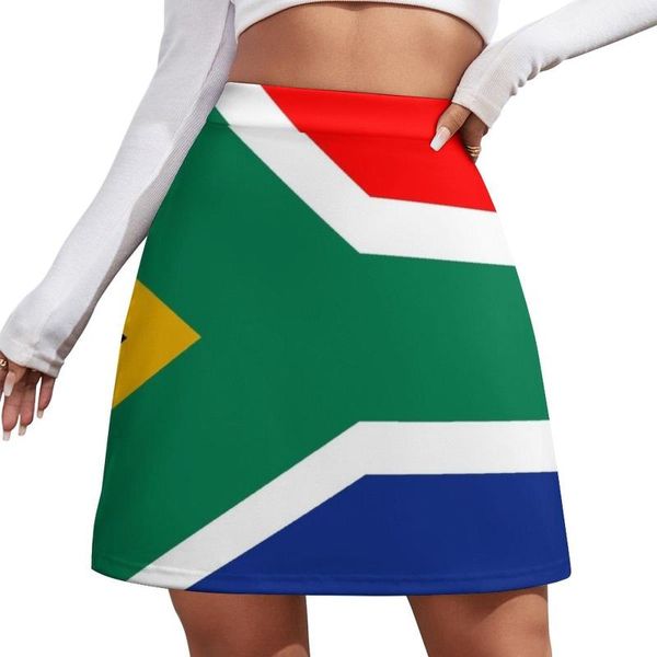 Jupes Drapeau Sud-Africain Mini Jupe Filles Minijupe Femme En Robes