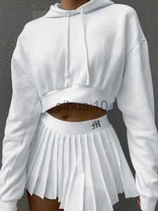 Jupes D'été Pastel Goth Blanc Jupe Plissée Courte Femme Taille Élastique Mini Jupes Sexy Mircro Broderie Mini Jupe De Tennis Nouveau Preppy J230621