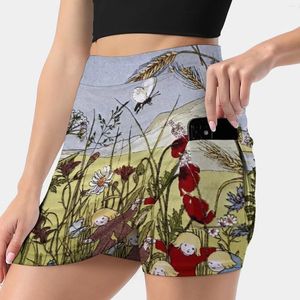 Skirts The Root Children 1 Woman Fashion 2024 Pant Rok Mini Office Kort Vintage Storybook