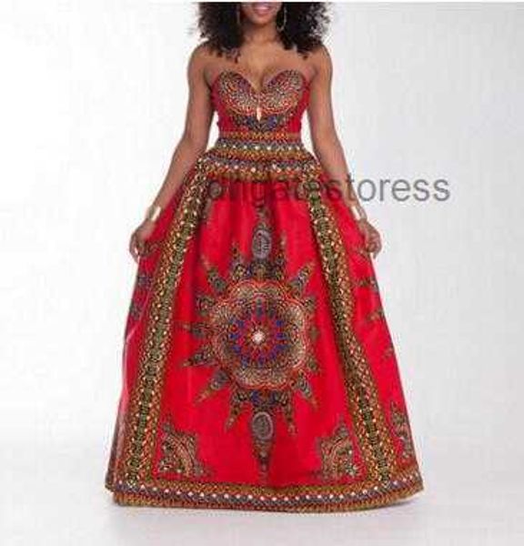 Jupes traditionnelles africain imprimement dashiki haut taille ankara floral long jupe a-ligne hippie motif de style indien