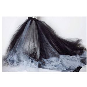 Jupes Vintage 2022 Tulle gonflé pour les femmes à la photographie Puffles plissé longueur de plancher longue jupe de mariée sur mesure jupes