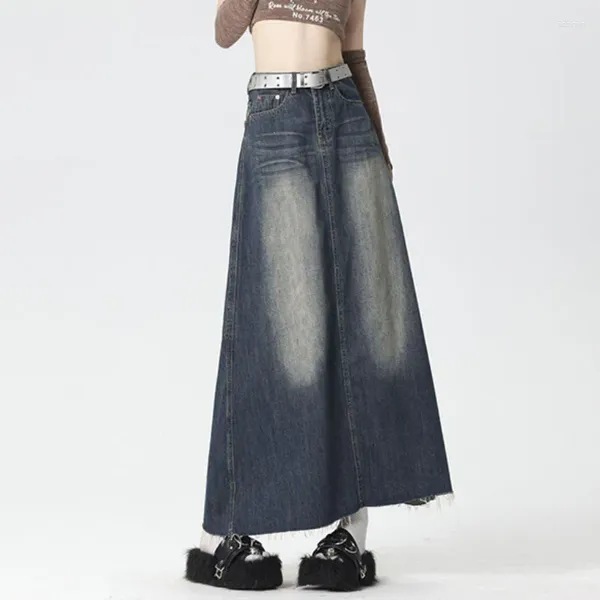 Jupes vintage Maxi Denim Femmes