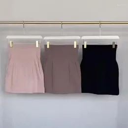 Faldas WAKUTA 2023 temperamento de moda estilo japonés Jupe sólido imperio delgado pliegues por encima de la rodilla Sexy Mini verano mujeres Faldas