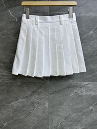 Röcke Weißer Faltenrock, hohe Taille, kurze Version, altersreduzierender Stoff, bequem und hautfreundlich