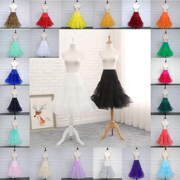 Jupes Femmes 1950S Chemise sous-juge vintage country rock tutu tulle jupe high ballet jupon swing robe pettiskirts accessoire