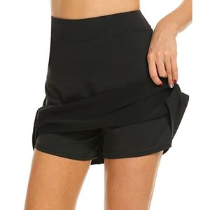 Rokken damesrok shorts Active Performance lichtgewicht solide kleur voor rennen tennisgolf sexy sport