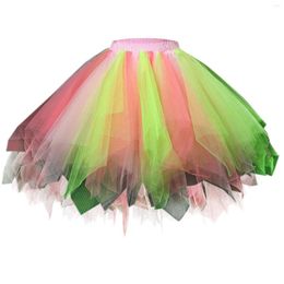 Jupes Tutu pour femmes, jupe en Tulle pour adultes, jupons sous-jupes, Costume de fête d'anniversaire et de noël