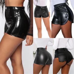 Jupes Femmes sexy fausse short noir Girl High Waist Beach Hot Shorts YF049 # 819