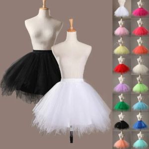 Jupes femmes Sexy Mini jupe plissée spectacle fille fête maille Tulle danse Tutu jupes Match Corset jupe vêtements pour enfants