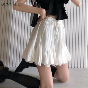 Rokken vrouwen Tedere zomer schoolmeisje trendy solide vrouwelijke faldas Koreaanse stijl streetwear slank all-match student sweet