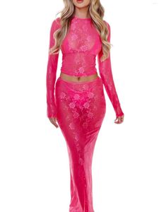 Rokken Dames Mini Rok Sets Mouwloos Strapless Rits Tube Vest Met Strass Bloemen Strik Gewikkeld Korte Outfit (Paarsachtig