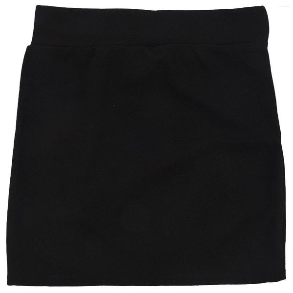 Faldas Minifalda sexy para mujer Chicas Slim Seamless Stretch Tight Short Fitted Black