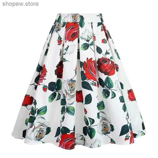 Jupes Jupe femme 2019 Nouvelle imprimé floral haute taille slim de mode de mode jupe des filles d'été de grande taille