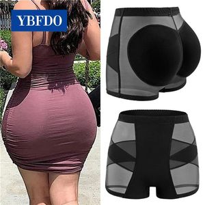 Jupes YBFDO Femmes Body Shaper Rembourré Butt Lifter Panty Butt Hip Enhancer Faux Hip Shapwear Slip Push Up Culotte Booty Shorts