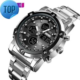 SKMEI 1389 dual-time best verkopende digitale herenpolshorloge OEM-merk uw eigen horloge op maat