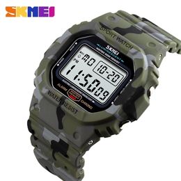 SKMEI 1471 montre numérique lumineuse étanche sport militaire hommes montre-bracelet montres pour hommes Relogio Masculino relojes para hombre 210329