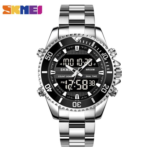 SKMEI 1850 affaires montre électronique hommes calendrier étanche LED affichage horloge numérique hommes montres à Quartz Reloj Masculino