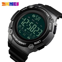 SKMEI 2019 Nieuwe Bluetooth Sport Smart Horloge Mannen Waterdichte Calorieën Stappenteller Digitale SmartWatch voor iOS Android