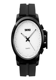 Skmei Brand Big Dial Quartz Watch Man Luxury Silicone Slicon Fashion Casual Affoftropropwarwarchs Horloge Fashion Horloge 12082452302