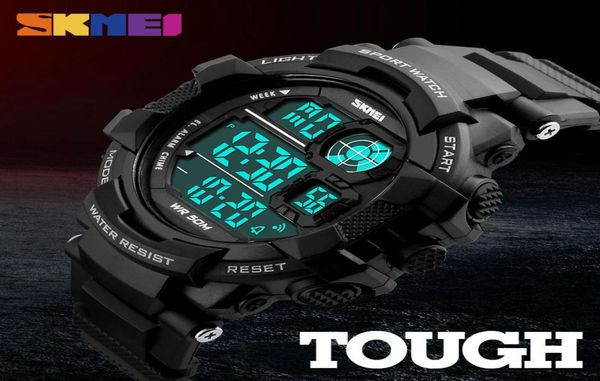 Skmei Brand Luxury Men Sports Digital Watch LED Military Military Sports Fashion Sports Outdoor Winbatches de pulsera 11183962959