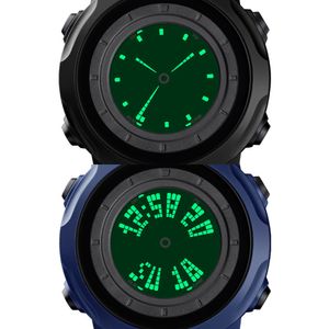 SKMEI Creatieve Dual Time Model Mannen Digitale Horloge Waterdichte Stopwatch Alarm Sport Horloge Mannelijke Klok Relogio Masculino 1571 X0524