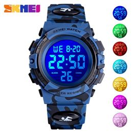 SKMEI numérique enfants montres Sport affichage coloré enfants montres réveil Boyes reloj montre relogio infantil garçon 1548304i