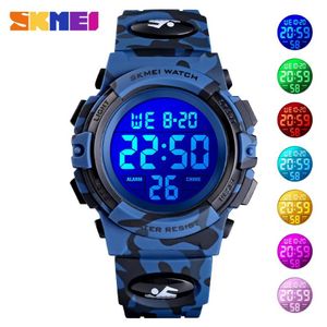 SKMEI Digitale kinderhorloges Sport Kleurrijk display Kinderen Horloges Wekker Boyes reloj Horloge relogio infantil Jongen 1548275H